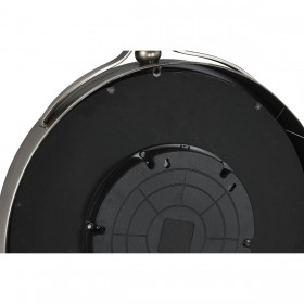Orologio da Parete Home ESPRIT Bianco Nero Dorato Cristallo Ferro 66 x 10 x 80 cm