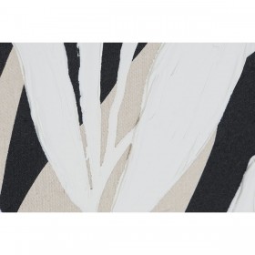 Quadro Home ESPRIT Bianco Nero Beige Foglia della pianta Città 63 x 4,3 x 93 cm (2 Unità)
