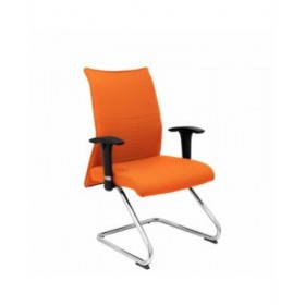 Sedia per Reception Albacete confidente Piqueras y Crespo BALI308 Arancio