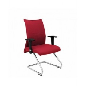 Sedia per Reception Albacete confidente Piqueras y Crespo BALI933 Rosso Rosso Granato