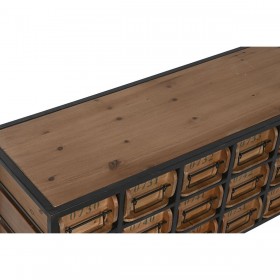 Cassettiera Home ESPRIT Metallo Abete Vintage 142 x 30 x 50 cm