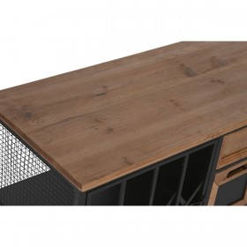 Cassettiera Home ESPRIT Metallo Abete Loft 122 x 37 x 58,5 cm