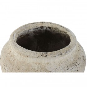 Vaso Home ESPRIT Bianco Magnesio 28 x 28 x 27,5 cm