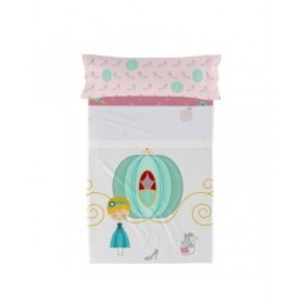 Set di Lenzuola HappyFriday Mr Fox Pumpkin Multicolore Singolo 2 Pezzi