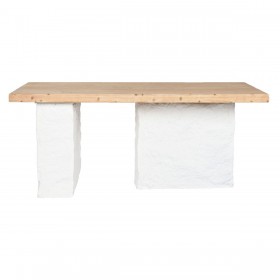 Tavolo da Pranzo Home ESPRIT Bianco Resina Abete 180 x 90 x 77 cm