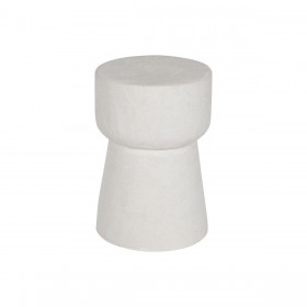 Tavolo aggiuntivo Home ESPRIT Bianco Resina 31 x 31 x 45,5 cm