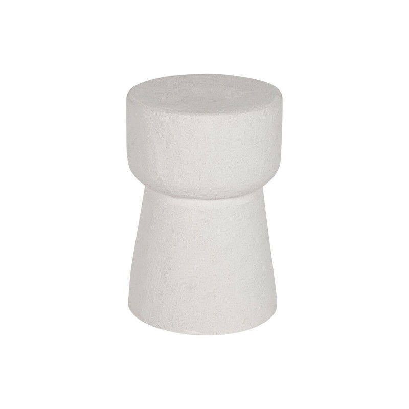 Tavolo aggiuntivo Home ESPRIT Bianco Resina 31 x 31 x 45,5 cm