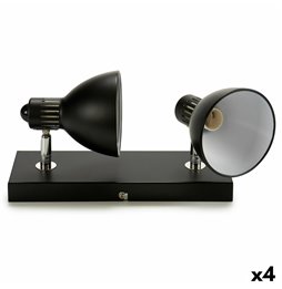 Decorazione da Parete Home ESPRIT Bianco Moderno Decapaggio 80 x 6 x 80 cm (2 Unità)