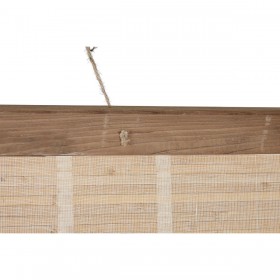Decorazione da Parete Home ESPRIT Nero Naturale Mappamondo 149 x 2 x 105 cm