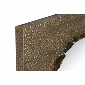 Specchio da parete Home ESPRIT Dorato Metallo 80 x 6 x 80 cm