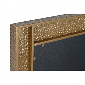 Specchio da parete Home ESPRIT Dorato Metallo 80 x 6 x 80 cm
