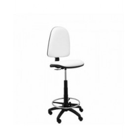 Sgabello Ayna Piqueras y Crespo 4CPSPBL Bianco PVC