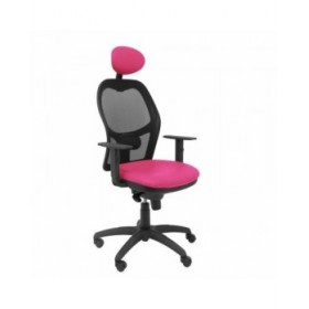 Sedia Ufficio con Poggiatesta Jorquera malla Piqueras y Crespo SNSPRSC Rosa