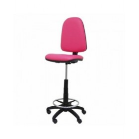 Sgabello Ayna  Piqueras y Crespo 4CPSPRS Rosa PVC Ecopelle