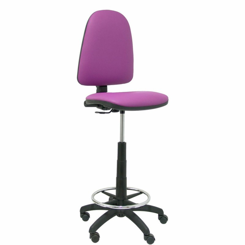 Sgabello Ayna  Piqueras y Crespo 4CPSPMO Viola PVC Ecopelle