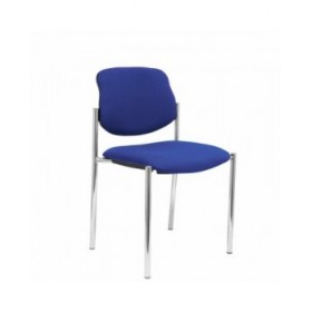 Sedia per Reception Villalgordo Piqueras y Crespo BALI229 Azzurro Ecopelle