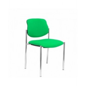 Sedia per Reception Villalgordo Piqueras y Crespo RBALI15 Verde Ecopelle