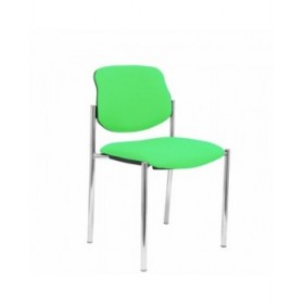 Sedia per Reception Villalgordo Piqueras y Crespo RBALI22 Pistacchio Ecopelle