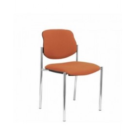 Sedia per Reception Villalgordo Piqueras y Crespo BALI363 Marrone Ecopelle