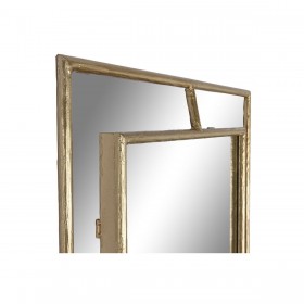Specchio da parete Home ESPRIT Dorato Cristallo Ferro Moderno 96 x 5 x 208 cm