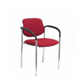 Sedia per Reception Villalgordo Piqueras y Crespo LI933CB Rosso Granato