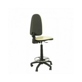 Sgabello Ayna  Piqueras y Crespo 4CPSPCR Crema PVC