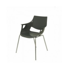 Sedia per Reception Torrenueva Piqueras y Crespo 3248NE Grigio