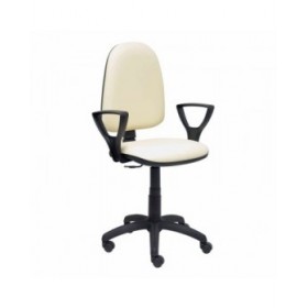 Sedia da Ufficio Ayna Similpiel Piqueras y Crespo 25BGOLF Crema