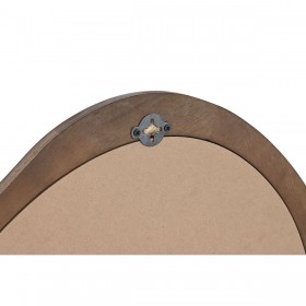 Specchio da parete Home ESPRIT Marrone Abete 62 x 3,5 x 50 cm