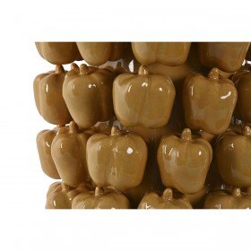 Vaso Home ESPRIT Giallo Senape Ceramica Gres Tropicale 25 x 25 x 38 cm