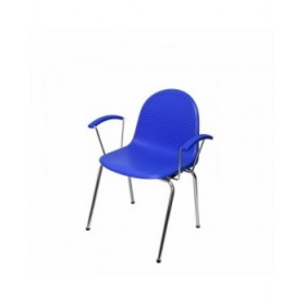 Sedia per Reception Ves Piqueras y Crespo 4320AZ Azzurro