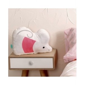 Cuscino HappyFriday Mr Fox Multicolore Mouse 40 x 30 cm