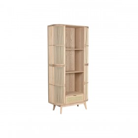 Scaffale Home ESPRIT Naturale Rattan Abete 88 x 36 x 180 cm