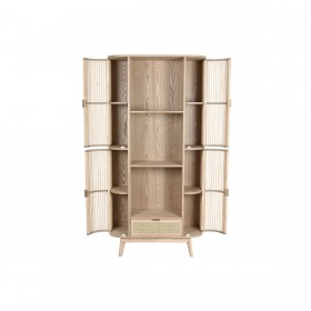Scaffale Home ESPRIT Naturale Rattan Abete 88 x 36 x 180 cm