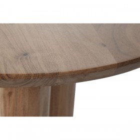 Tavolino da Caffè Home ESPRIT Marrone Naturale Legno di acacia 80 x 80 x 45 cm