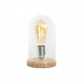 Lampada da tavolo Home ESPRIT Naturale Bambù Cristallo 50 W 220 V 13 x 13 x 22 cm