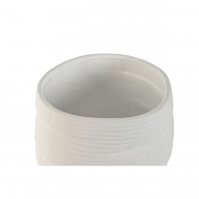 Vaso Home ESPRIT Bianco Ceramica 29 x 29 x 27 cm