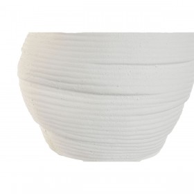 Vaso Home ESPRIT Bianco Ceramica 29 x 29 x 27 cm