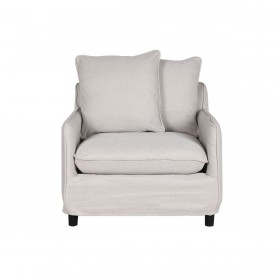 Poltrona Home ESPRIT Beige 85 x 85 x 74 cm