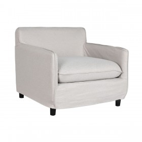 Poltrona Home ESPRIT Beige 85 x 85 x 74 cm
