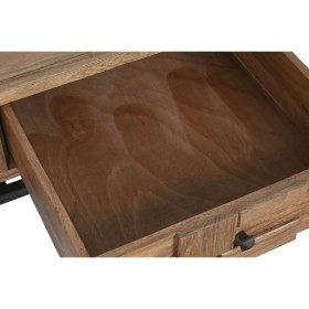 Tavolino da Caffè Home ESPRIT Naturale Metallo Legno di acacia 115 x 70 x 40 cm
