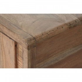 Tavolino da Caffè Home ESPRIT Naturale Metallo Legno di acacia 115 x 70 x 40 cm