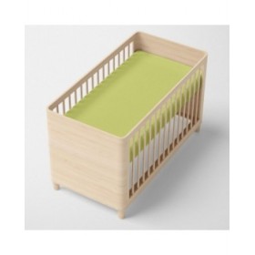 Lenzuolo con angoli HappyFriday BASIC KIDS Verde 60 x 120 x 14 cm