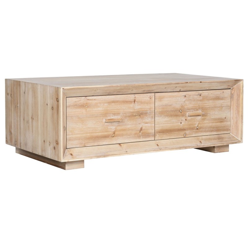 Tavolino da Caffè Home ESPRIT Naturale Legno di abete Legno MDF 130 x 70 x 46 cm