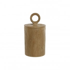 Scatola-Portagioie Home ESPRIT Marrone Resina 14 x 14 x 28 cm