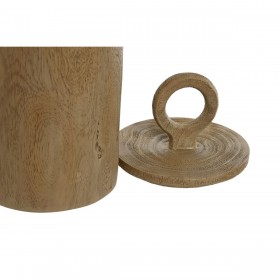 Scatola-Portagioie Home ESPRIT Marrone Resina 14 x 14 x 28 cm