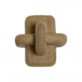 Statua Decorativa Home ESPRIT Marrone Nodo 14 x 14 x 14 cm