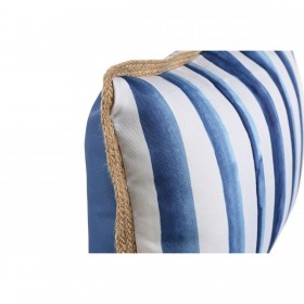 Cuscino Home ESPRIT Azzurro Bianco 50 x 30 cm
