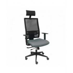 Sedia Ufficio con Poggiatesta Piqueras y Crespo B10CRPC Grigio