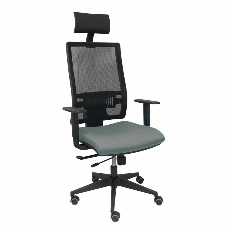 Sedia Ufficio con Poggiatesta Piqueras y Crespo B10CRPC Grigio